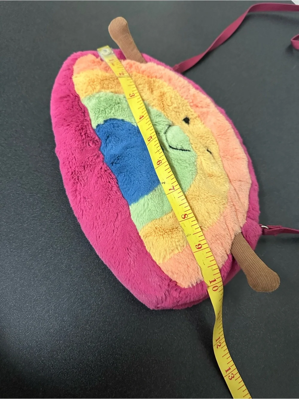 Jellycat Amuseables Rainbow Bag Zipper Crossbody